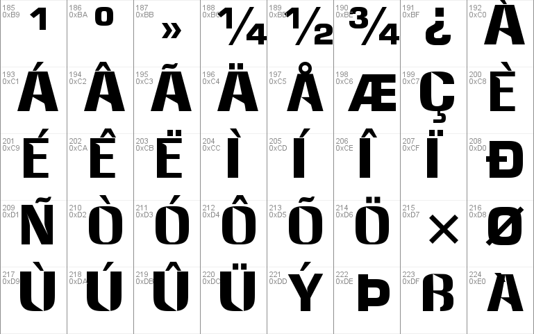 Westinghouse Regular Font