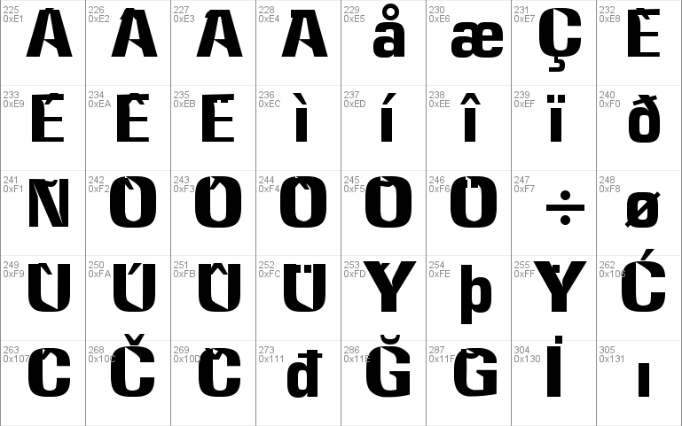 Westinghouse Regular Font