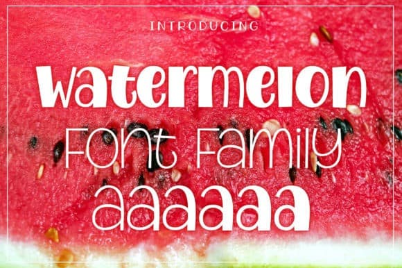 Watermelon Family