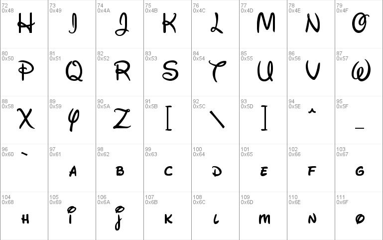 Walt Disney Script v4.1 Windows font - free for Personal