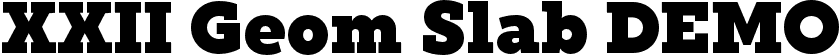 XXII Geom Slab DEMO