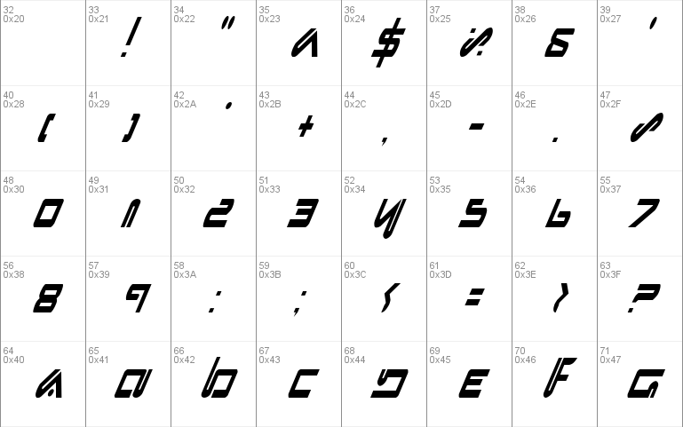 Xephyr Condensed Italic