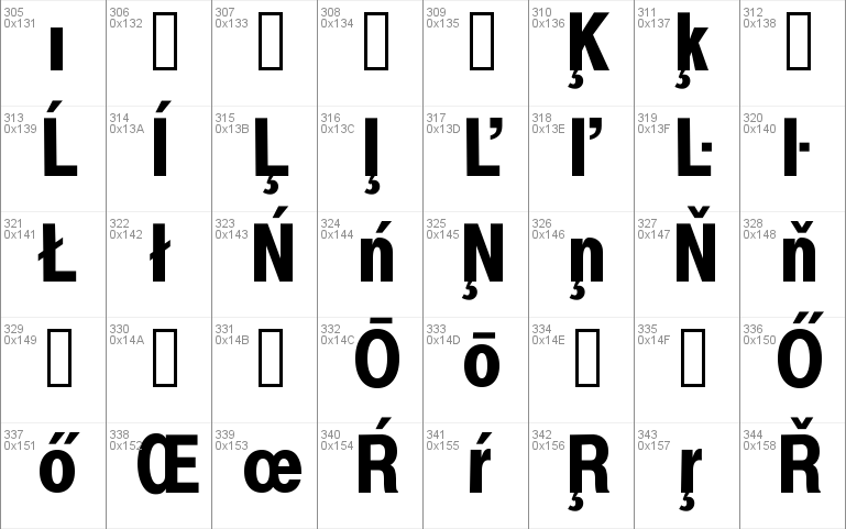 Xerox Sans Serif Narrow