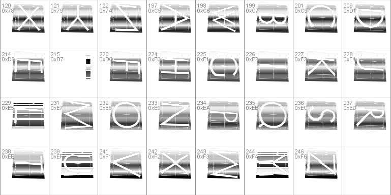 XperimentypoTwoStripes Font