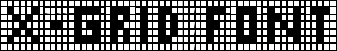 X-Grid Font