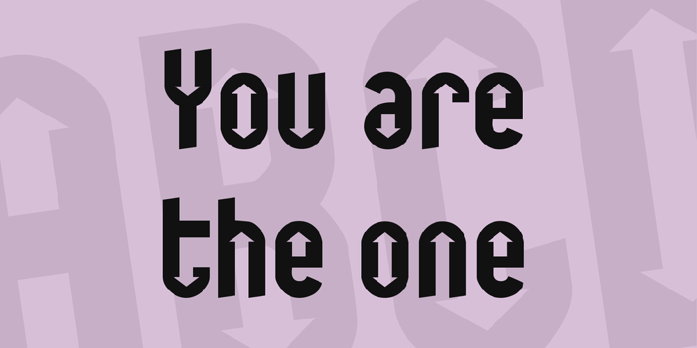 You are the one