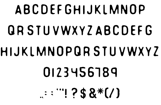 You Can Make Your Own Font