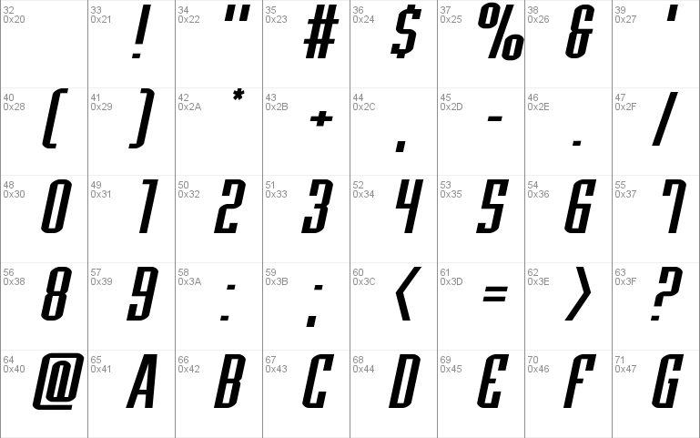 Y-Files Extra-Expanded Italic