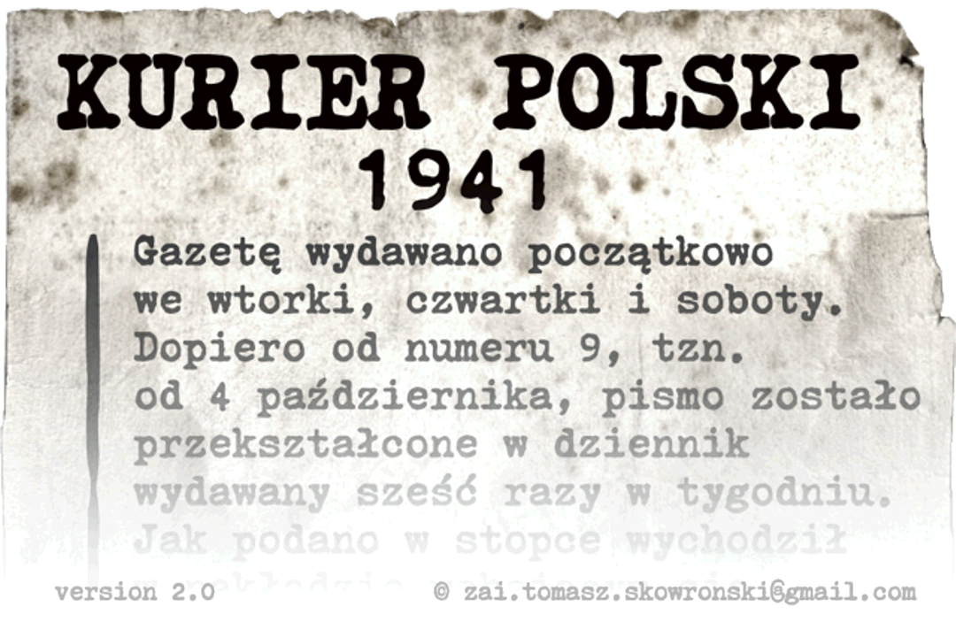 zai Courier Polski 1941