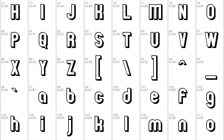 Zillah Modern Offset Outline